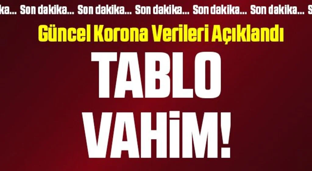 Son dakika… Güncel corona virüsü verileri açıklandı! İşte 3 Nisan tablosu