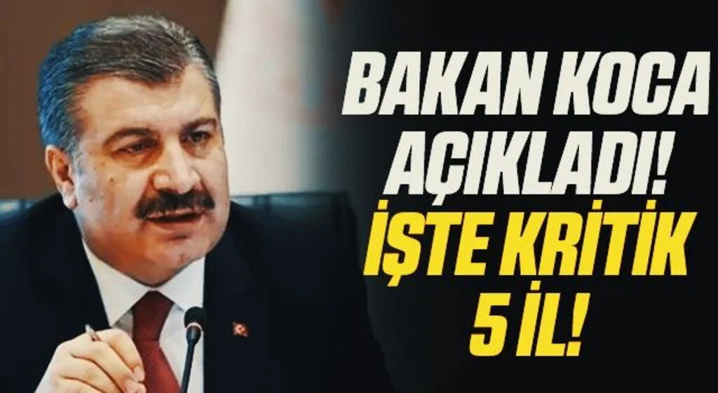 Son Dakika: Sağlık Bakanı Koca, vaka sayısı en çok artan ve azalan illeri açıkladı