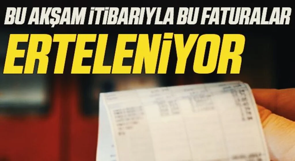 Tam kapanmada elektrik ve doğal gaz faturaları için çarpıcı karar: Kesinti olmayacak, son ödeme tarihi değişecek!