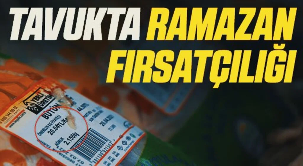 Tavukta Ramazan fırsatçılığı: 5 TL zam geldi