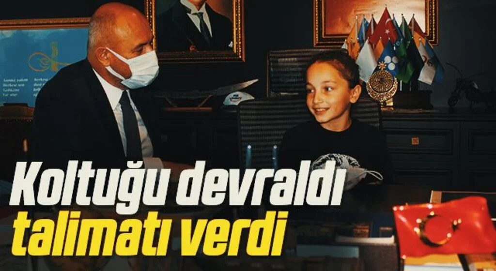 Tekkeköy'de Koltuğu devraldı talimatı verdi