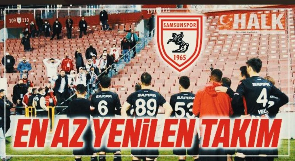 TFF 1. Lig’in en az yenilen takımı Samsunspor