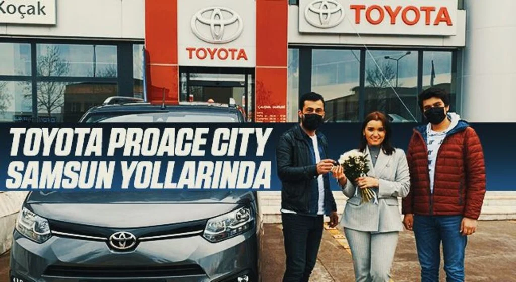 Toyota PROACE CITY Samsun yollarında