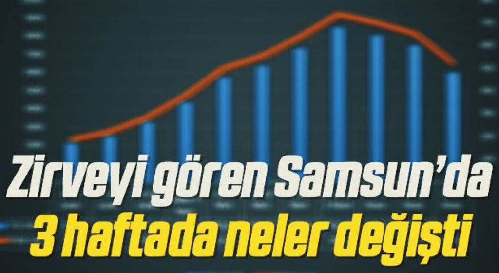 Zirveyi gören Samsun’da vakalar 3 haftadır düşüşte