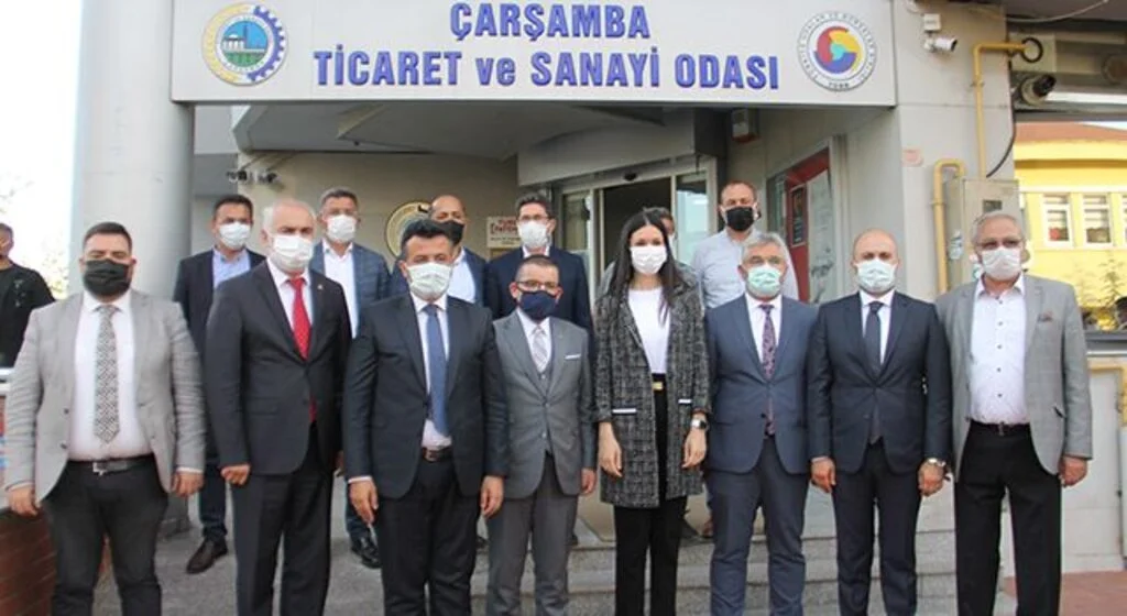 AK Parti Genel Başkan Yardımcısı Çiğdem Karaaslan'dan Çarşamba TSO'ya ziyaret