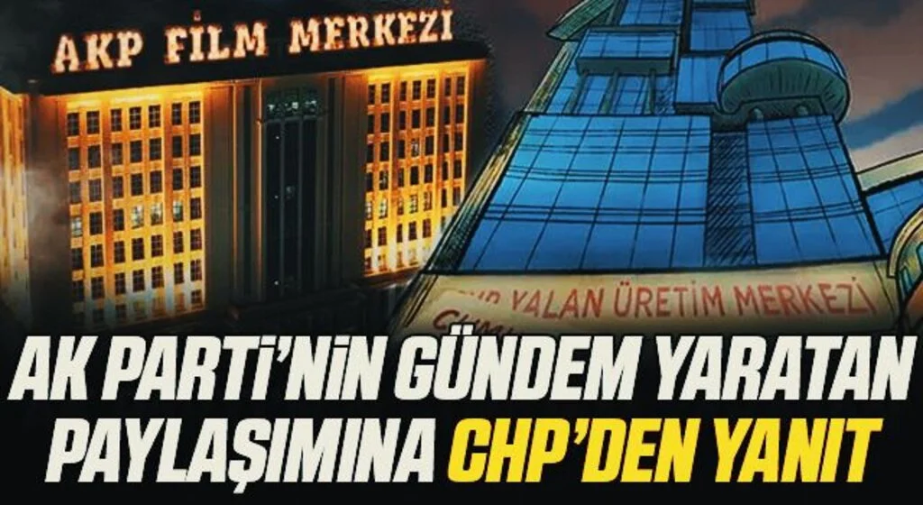 Animasyon polemiği! AK Parti'nin paylaşımına CHP'den yanıt