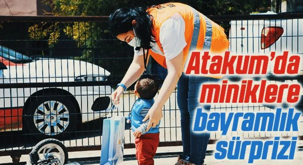Atakum’da miniklere bayramlık sürprizi 