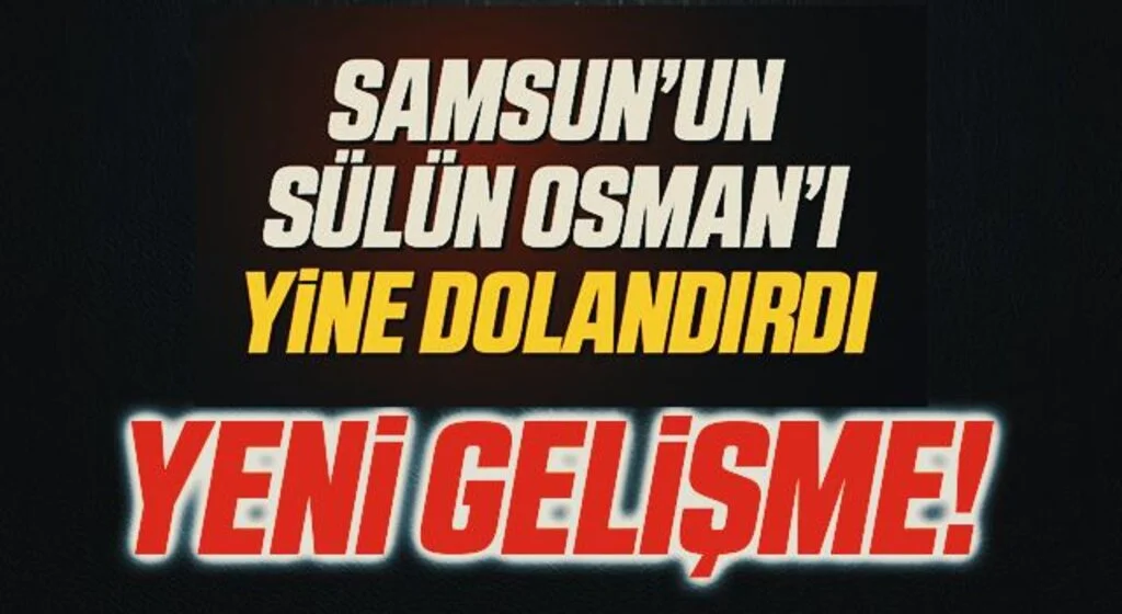 Bafra'daki dolandırıcılık zanlısına adlı kontrol