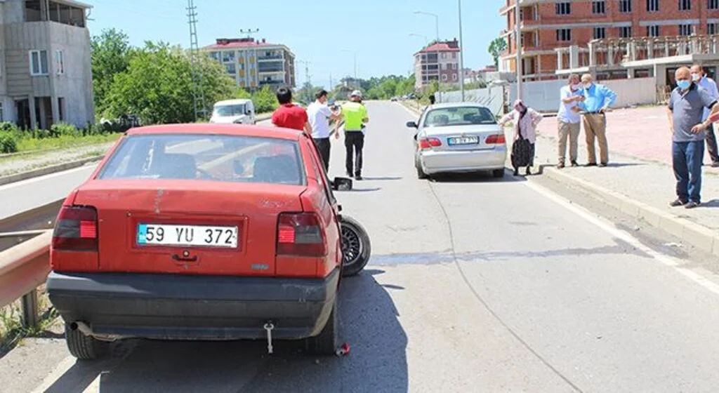 Çarşamba’da trafik kazası: 1 yaralı