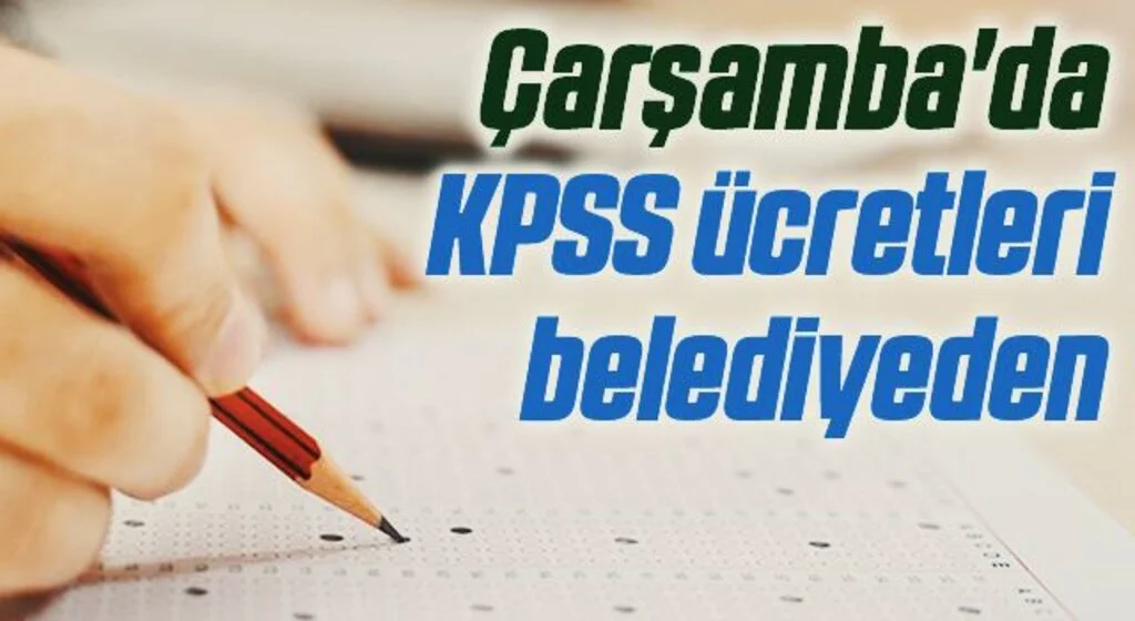 Çarşamba'dan KPSS adaylarına destek
