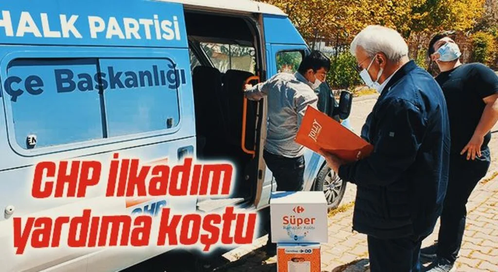 CHP İlkadım yardıma koştu