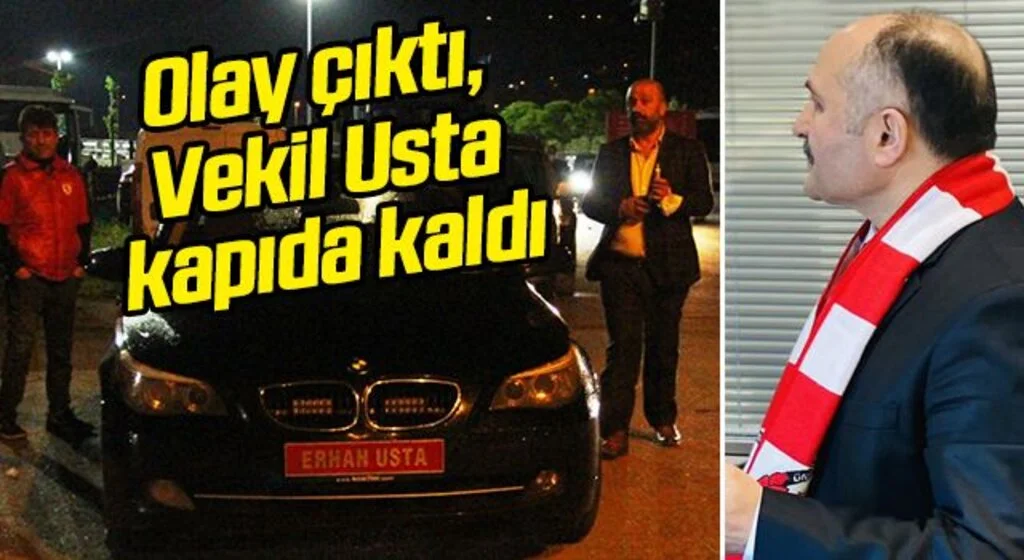 Dışarıda olay çıktı, Usta kapıda kaldı