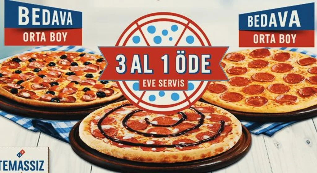 Domino’s’tan 3 Al 1 Öde, mutlu bayramlar Türkiye!