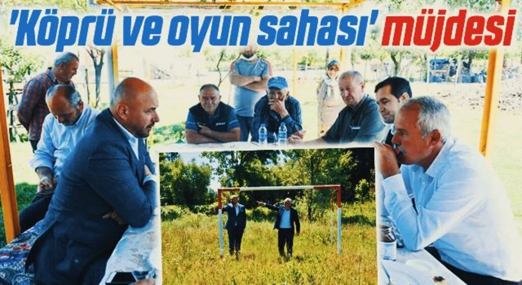Hamzalı'ya 'köprü ve oyun sahası' müjdesi