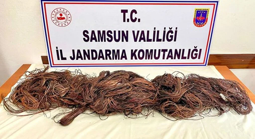 Kablo hırsızları suçüstü yakalandı