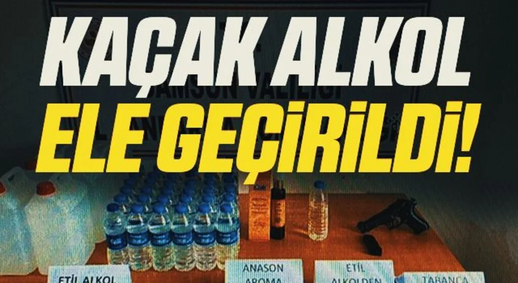 Kaçak etil alkol ele geçirildi: 1 gözaltı