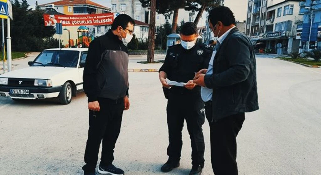 Kaymakam yol denetiminde