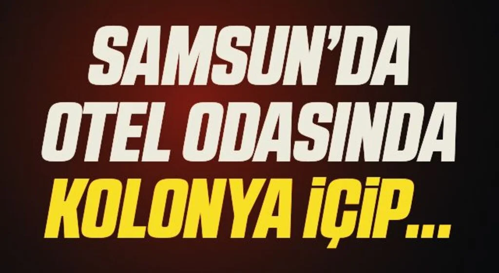Kolonya içerek zehirlenen bir kişi hastanelik oldu