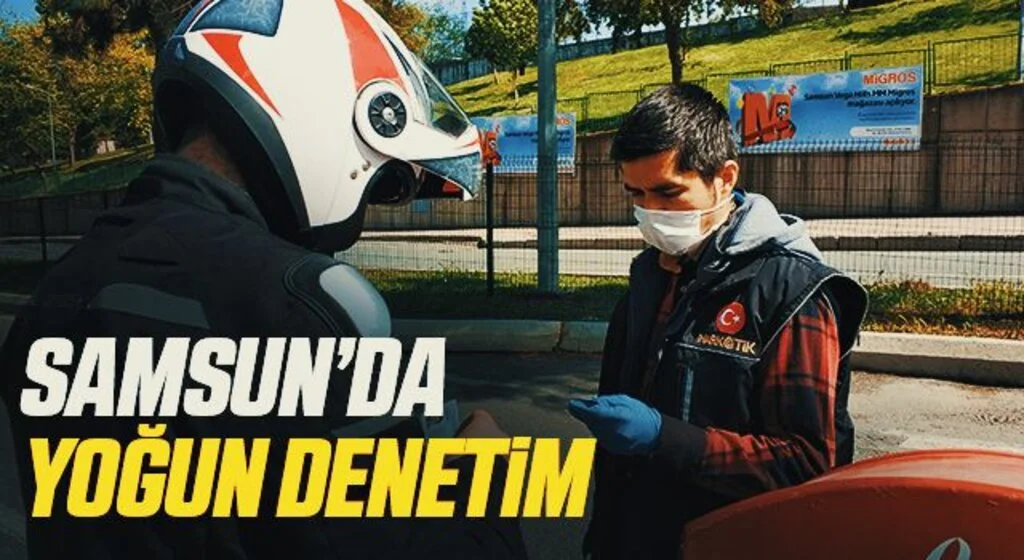 Narkotik polisinden sokağa çıkma kısıtlaması uygulaması