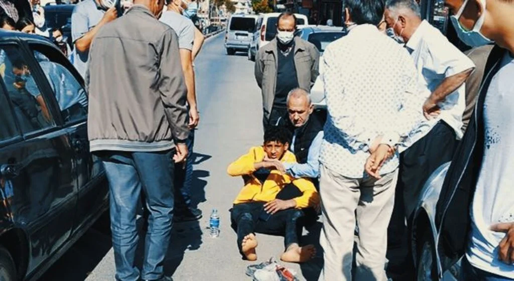 Otomobil ile motosiklet çarpıştı: 1 yaralı