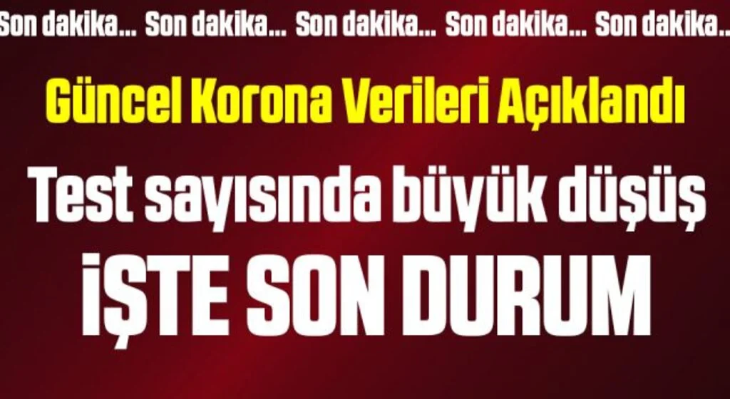 Sağlık Bakanlığı açıkladı: İşte 1 Mayıs 2021 koronavirüs tablosu