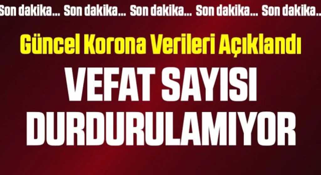 Sağlık Bakanlığı güncel corona virüsü verilerini açıkladı! İşte 2 Mayıs tablosu
