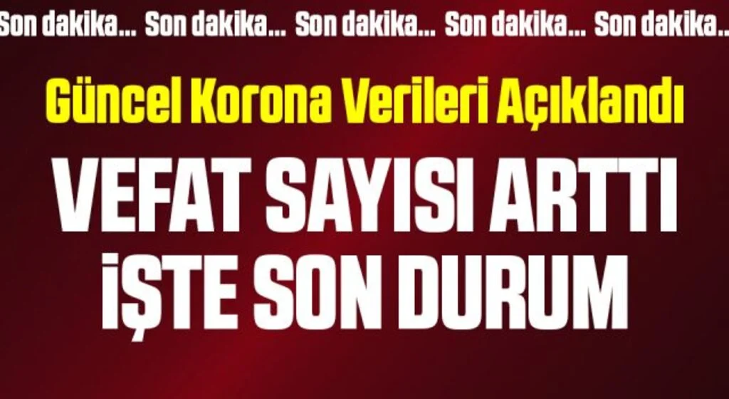 Sağlık Bakanlığı güncel corona virüsü verilerini açıkladı! İşte 27 Mayıs tablosu
