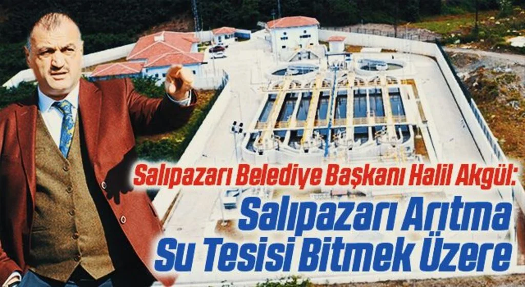 Salıpazarı Arıtma Su Tesisi Bitmek Üzere