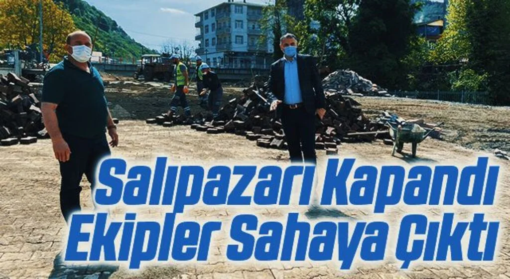 Salıpazarı Kapandı, Ekipler Sahaya Çıktı