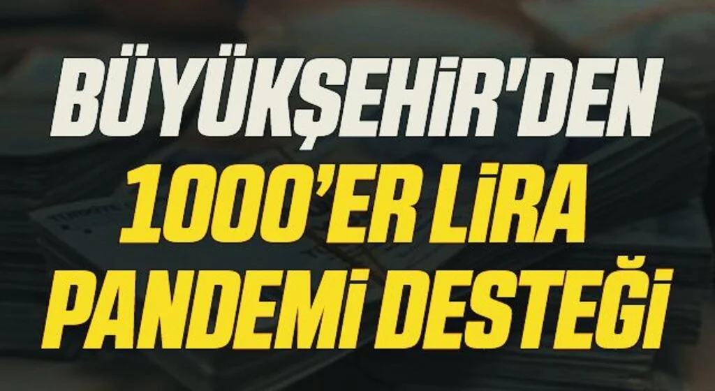 Samsun Büyükşehir'den 5 bin esnafa pandemi desteği
