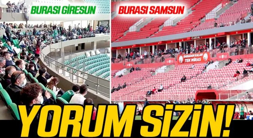 Samsun'a bak! Bir de Giresun'a... Yorum sizin...