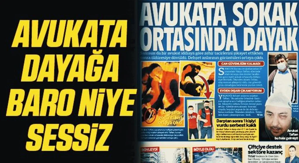 Samsun'da Avukata Dayağa Baro Neden Sessiz?