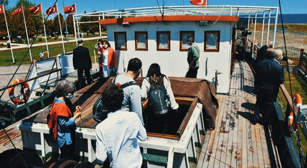 Samsun'da Bandırma Gemi Müze ve Milli Mücadele Açık Hava Müzesi'ne ziyaretçi akını
