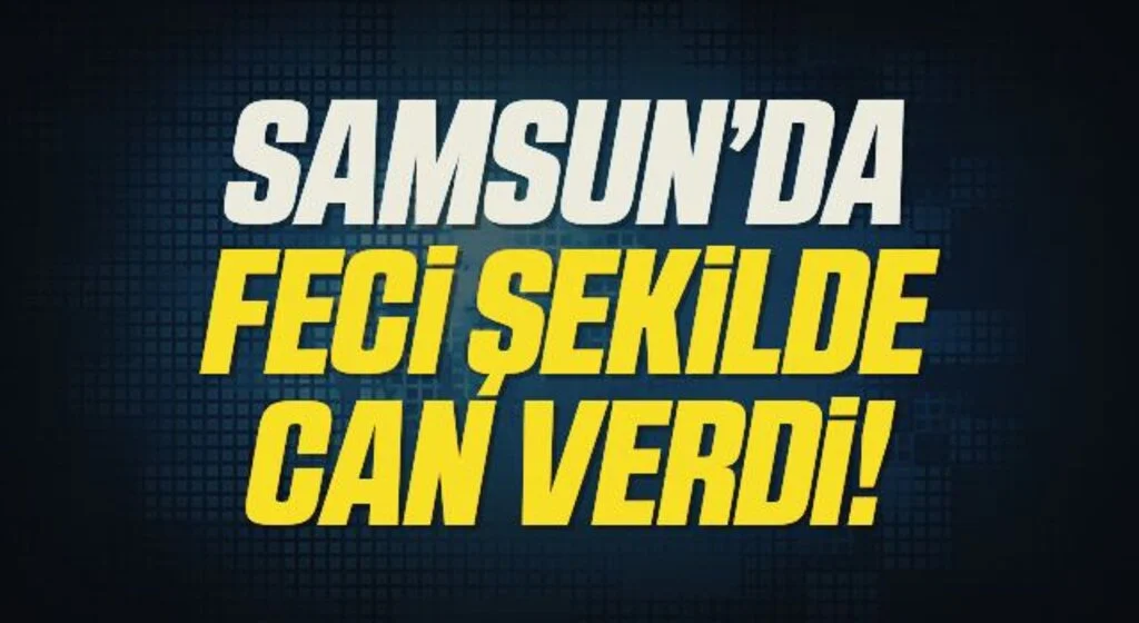 Samsun'da Beton mikseri sürücüsü kullandığı aracın altında ezilerek can verdi