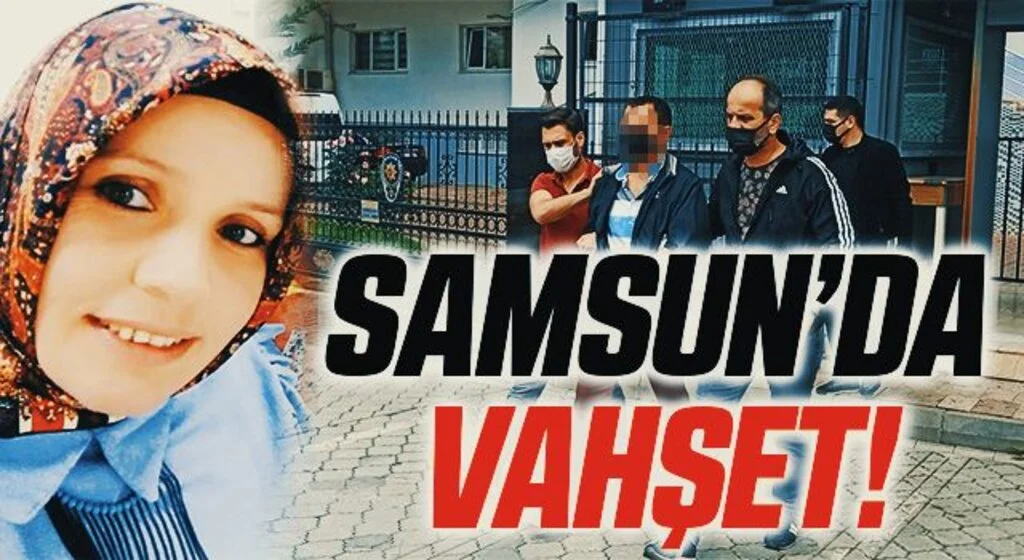 Samsun'da Eşini 25 bıçak darbesiyle öldürdü