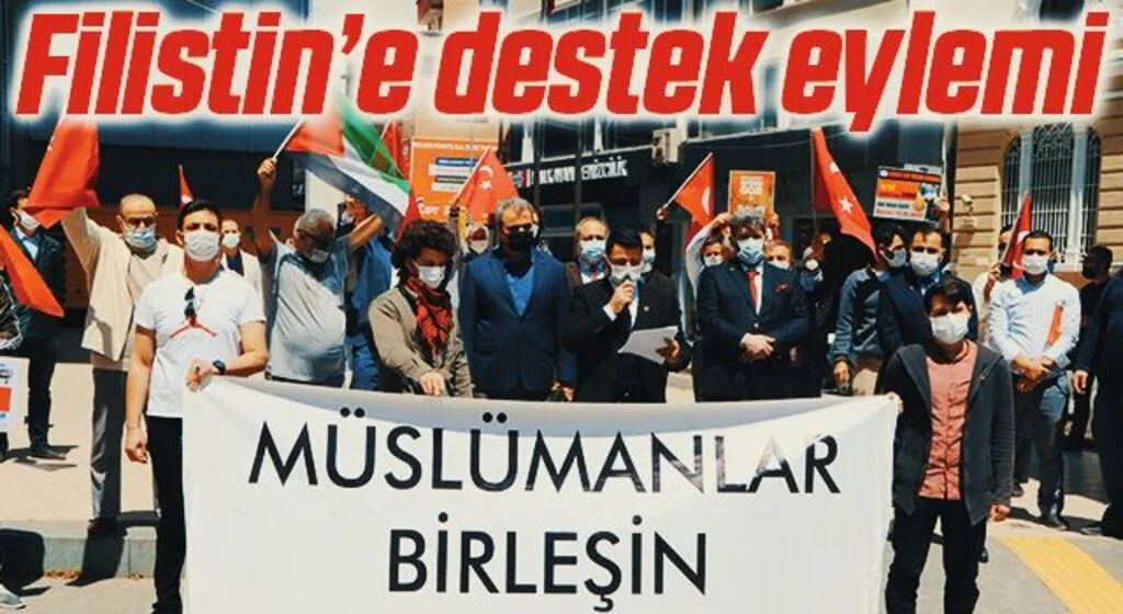 Samsun’da Filistin’e destek eylemi