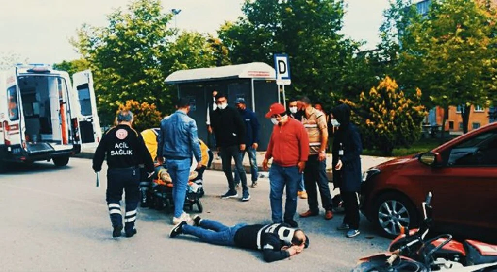 Samsun'da Motor kazasında tesadüfün böylesi!