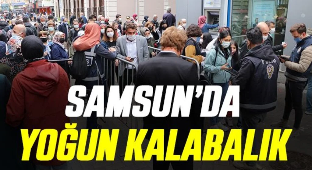Samsun’da tam kapanmanın bitmesiyle cadde ve sokaklar hareketlendi