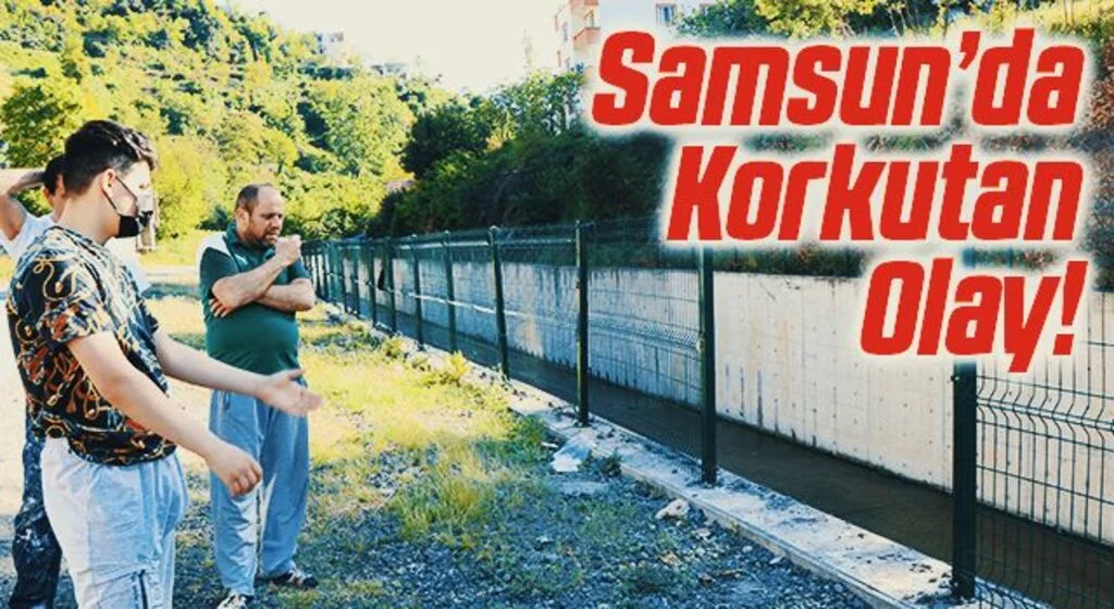 Samsun'da Top oynarken ırmağa düşen çocuk yaralandı