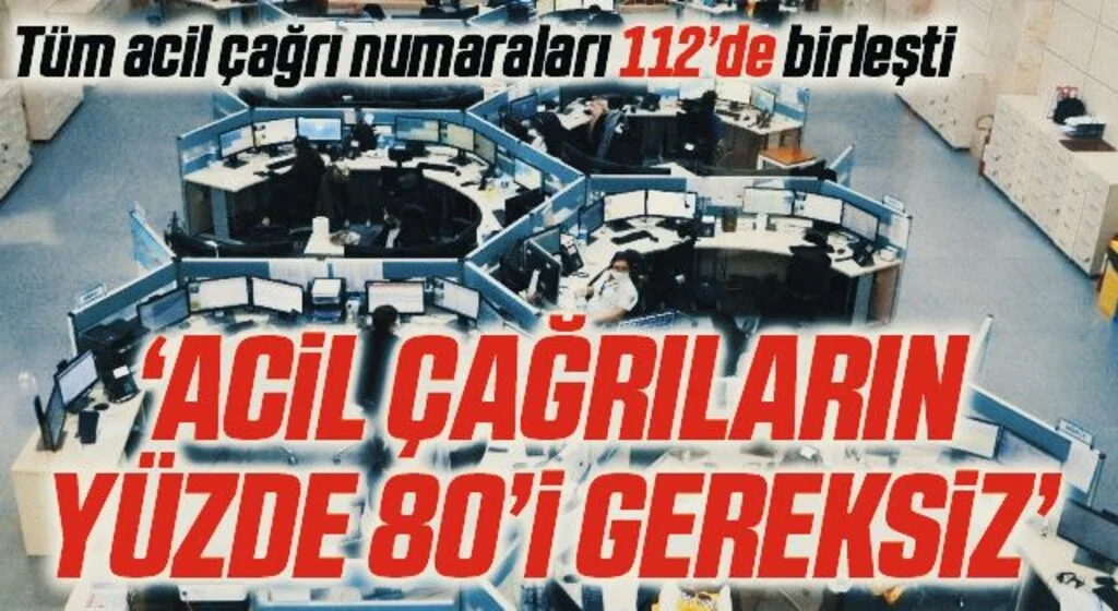 Samsun’da tüm acil çağrı numaraları 112’de birleşti
