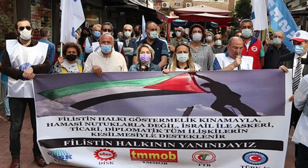 Samsun'dan Filistin'e destek