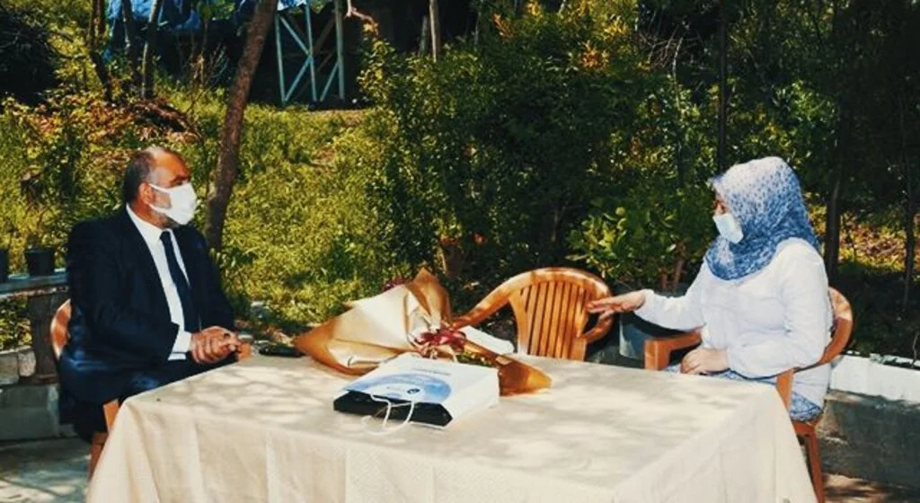 Sandıkçı'dan şehit annesine ziyaret