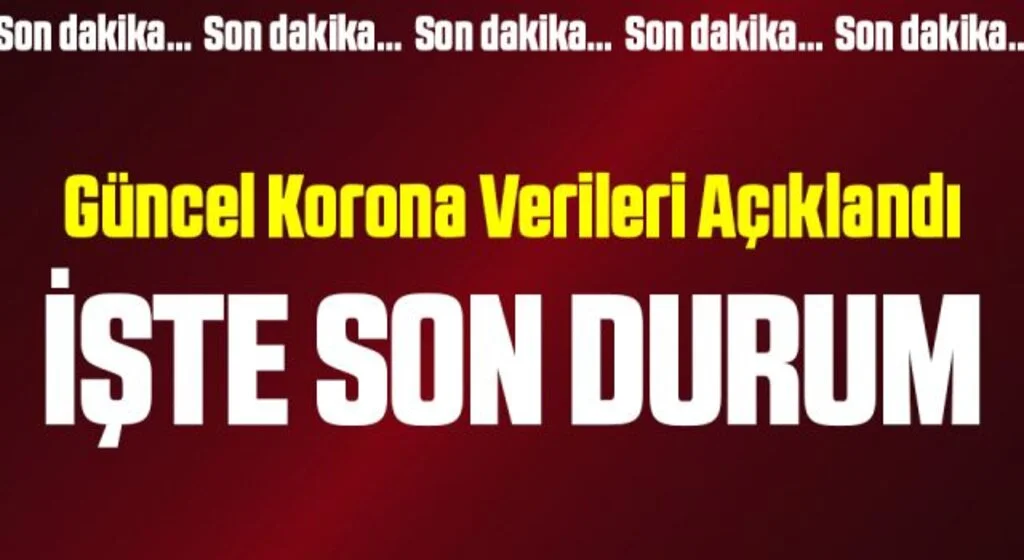 Son Dakika: 21 Mayıs koronavirüs tablosu açıklandı