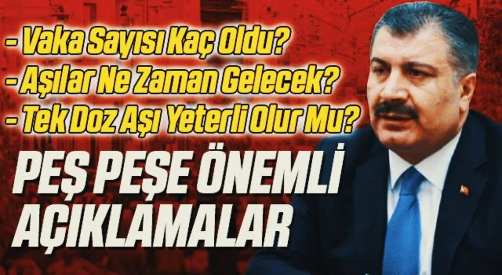 Son Dakika: Bakan Koca'dan Bilim Kurulu toplantısı sonrası önemli açıklamalar