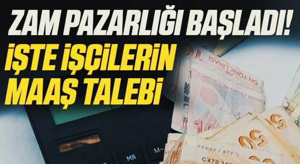 Son Dakika! Türk-İş ve Hak-İş'ten kamu işçisi için maaş talebi: Brüt 4 bin 800 TL!