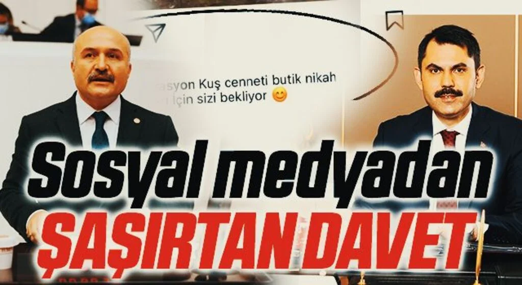 Sosyal medyadan ŞAŞIRTAN DAVET