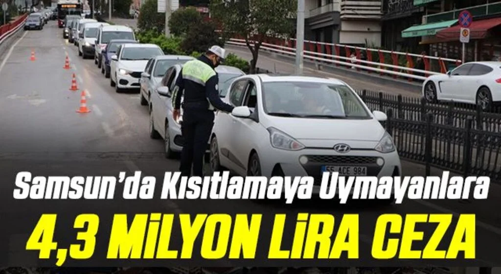 Tam kapanmada pandemi yasaklarını ihlale 4,3 milyon lira ceza