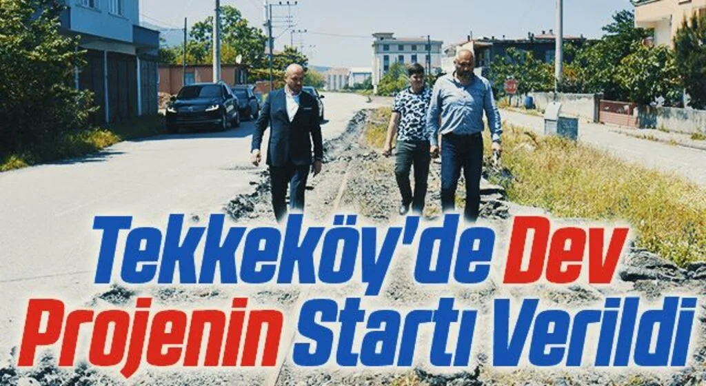 Tekkeköy'e nefes aldıracak proje 