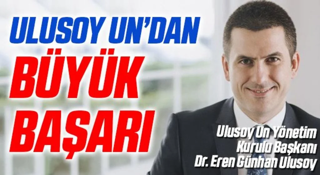 Ulusoy Un'dan İSO 500'de Büyük Başarı
