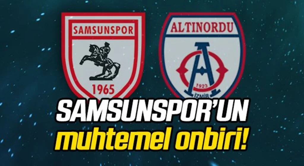Yılport Samsunspor'un muhtemel onbiri!